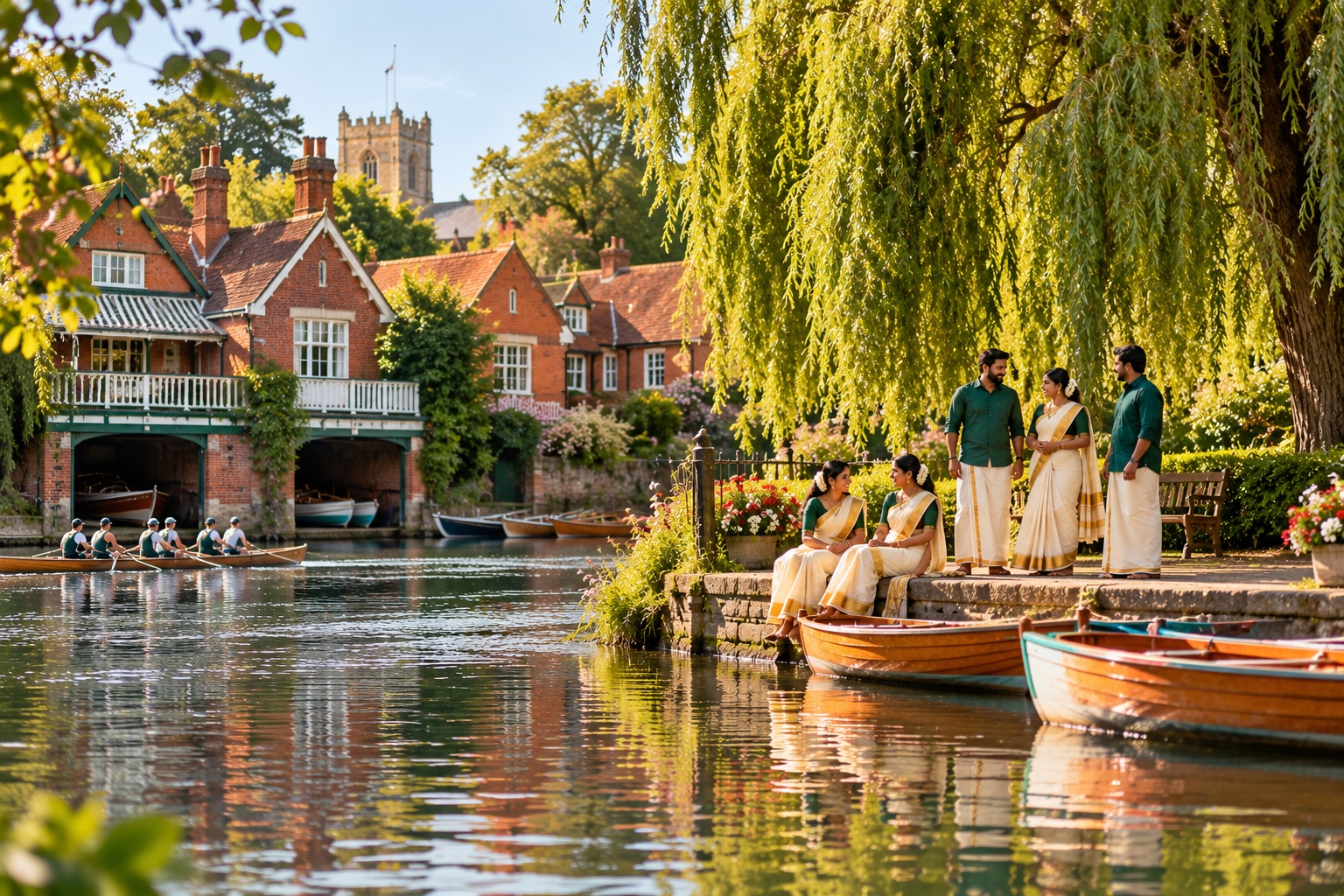 The River Thames at Caversham, Reading